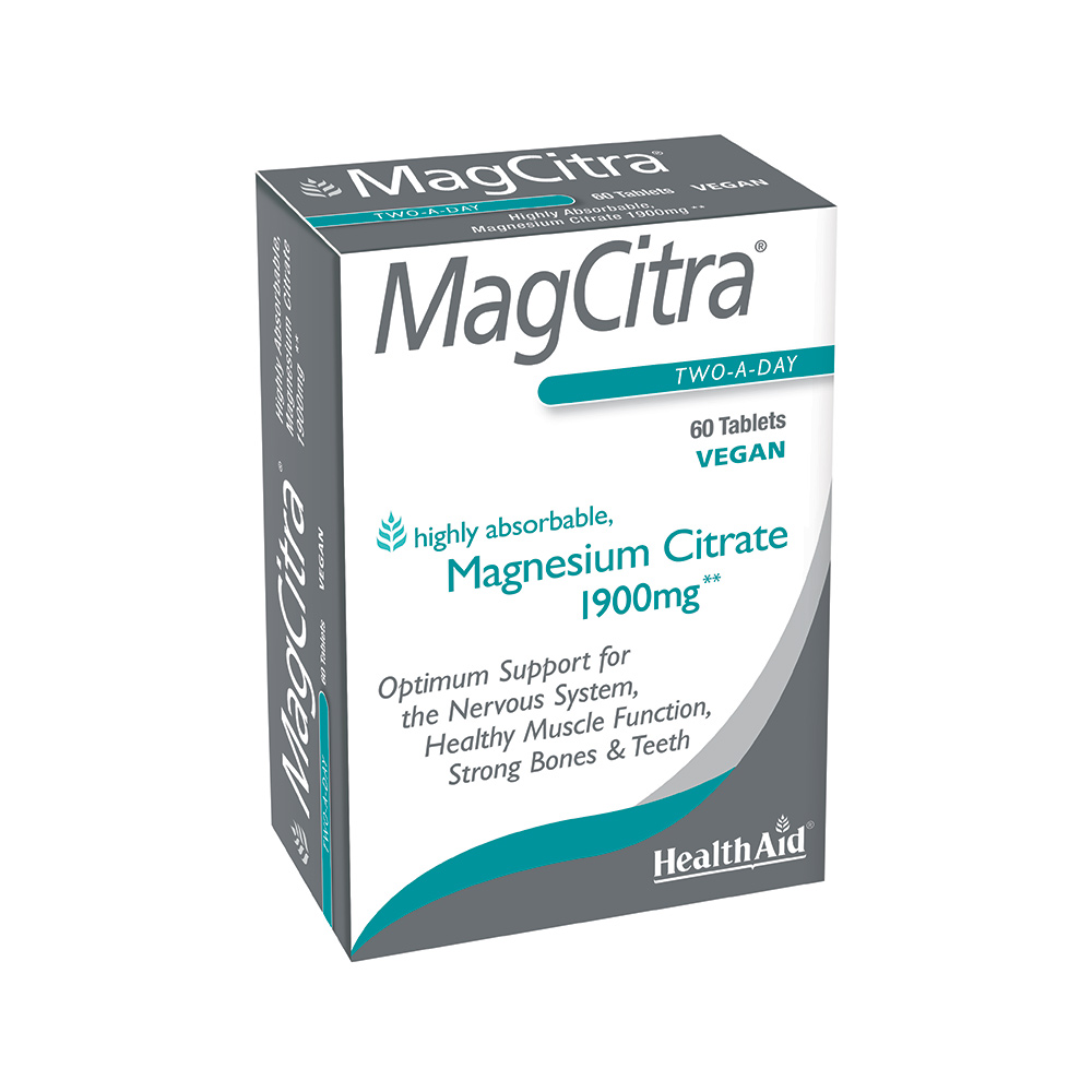 MagCitra HealthAid - μαγνήσιο για ενέργεια και απορρόφηση